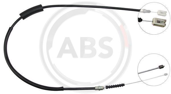 Cablu, frana de parcare stanga (K12397 ABS) RENAULT
