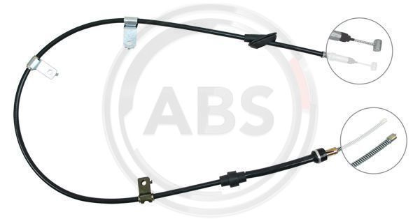 Cablu, frana de parcare stanga (K12497 ABS) HONDA,ROVER