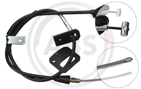 Cablu, frana de parcare stanga (K12617 ABS) SUZUKI