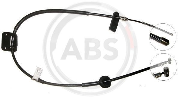 Cablu, frana de parcare stanga (K12627 ABS) SANTANA,SUZUKI