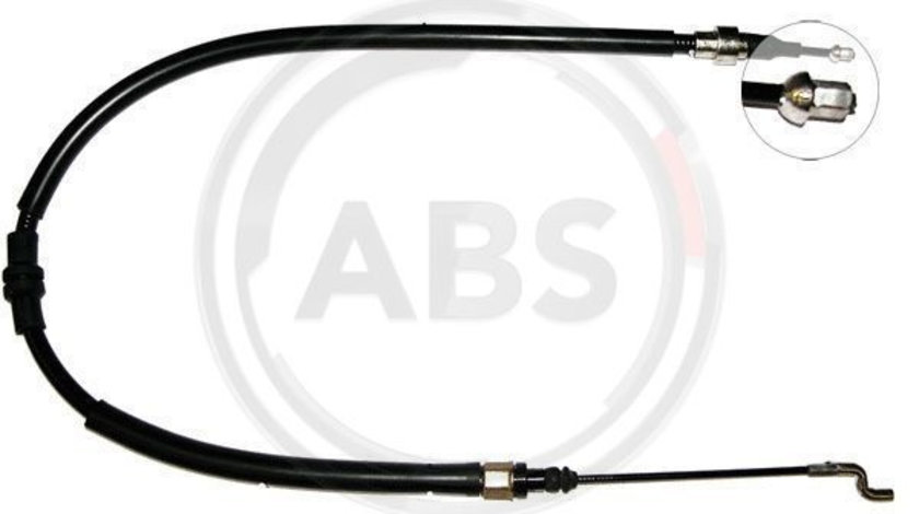 Cablu, frana de parcare stanga (K12706 ABS) VW