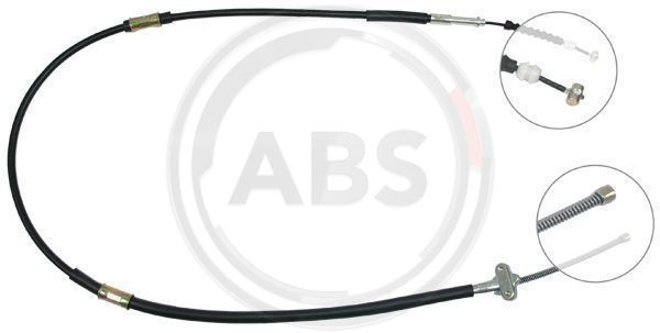 Cablu, frana de parcare stanga (K12787 ABS) TOYOTA