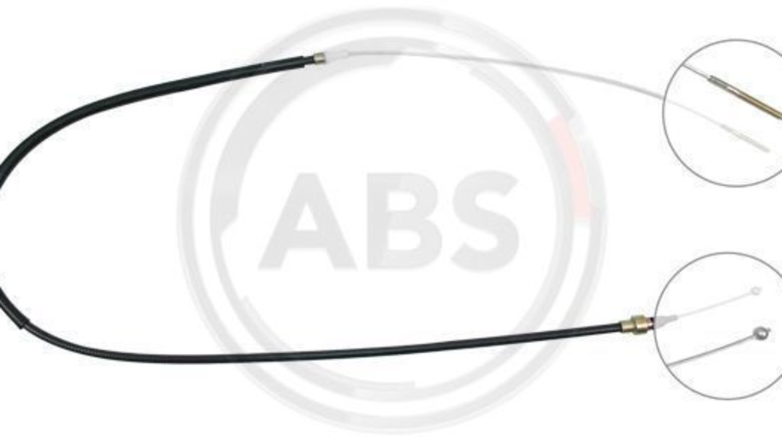 Cablu, frana de parcare stanga (K12926 ABS) VW
