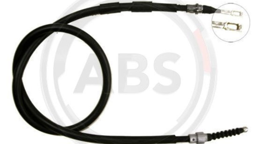 Cablu, frana de parcare stanga (K12936 ABS) FORD,SEAT,VW