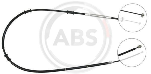 Cablu, frana de parcare stanga (K13016 ABS) FIAT