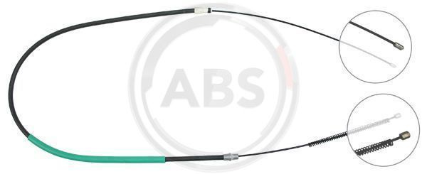 Cablu, frana de parcare stanga (K13326 ABS) Citroen