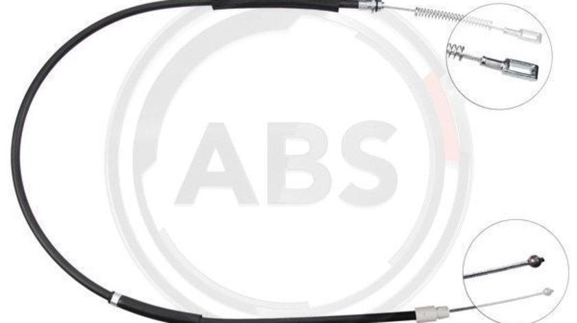 Cablu, frana de parcare stanga (K13416 ABS) MERCEDES-BENZ,VW