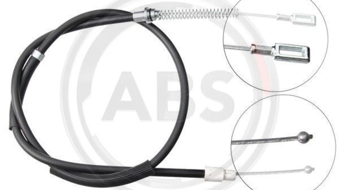 Cablu, frana de parcare stanga (K13426 ABS) MERCEDES-BENZ,VW