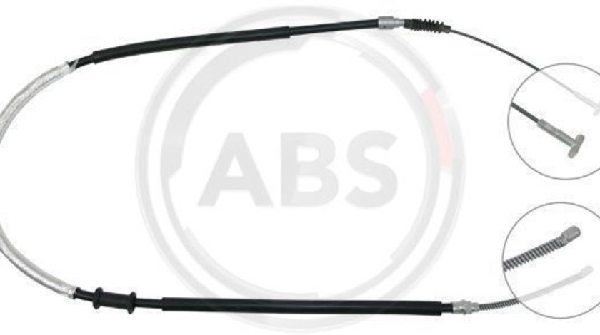 Cablu, frana de parcare stanga (K13547 ABS) ALFA ROMEO,FIAT