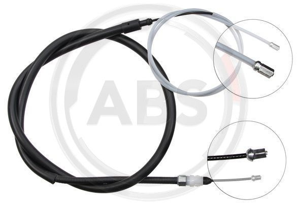 Cablu, frana de parcare stanga (K13636 ABS) Citroen,PEUGEOT