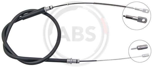 Cablu, frana de parcare stanga (K13676 ABS) PORSCHE
