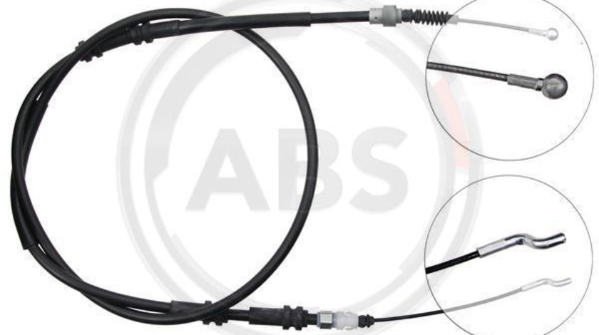 Cablu, frana de parcare stanga (K13826 ABS) VW
