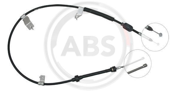 Cablu, frana de parcare stanga (K13847 ABS) HONDA