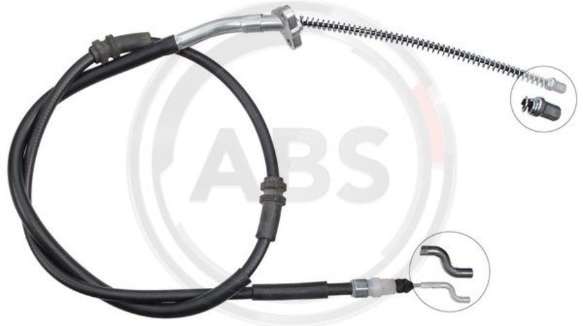 Cablu, frana de parcare stanga (K13871 ABS) VW