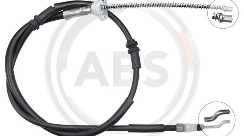Cablu, frana de parcare stanga (K13872 ABS) VW
