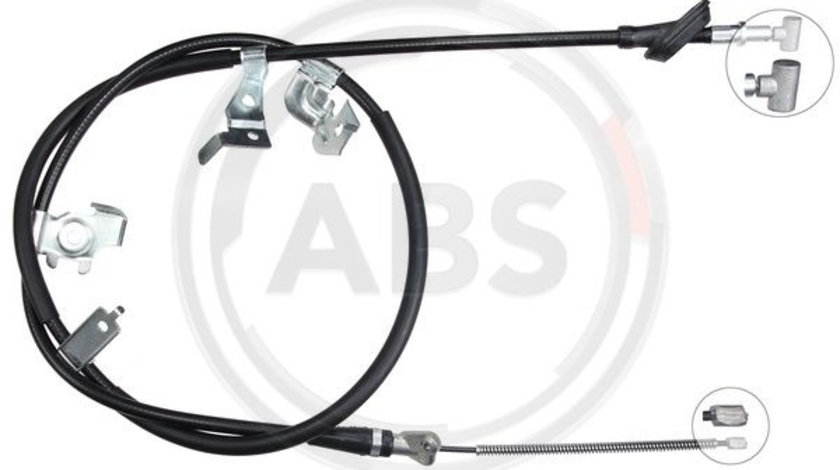 Cablu, frana de parcare stanga (K13935 ABS) FIAT,SUZUKI