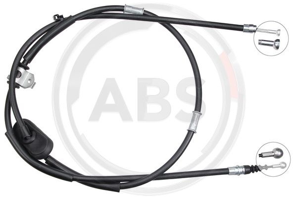 Cablu, frana de parcare stanga (K13993 ABS) OPEL,VAUXHALL