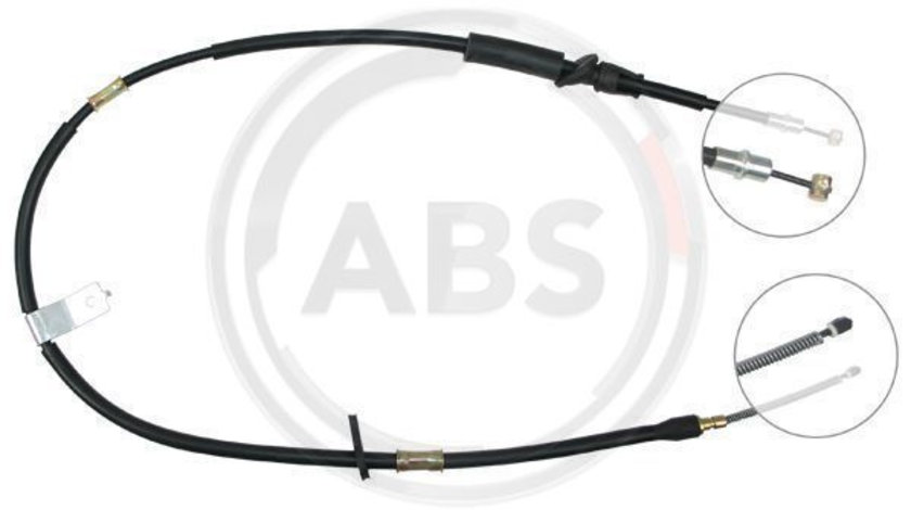 Cablu, frana de parcare stanga (K14037 ABS) HYUNDAI