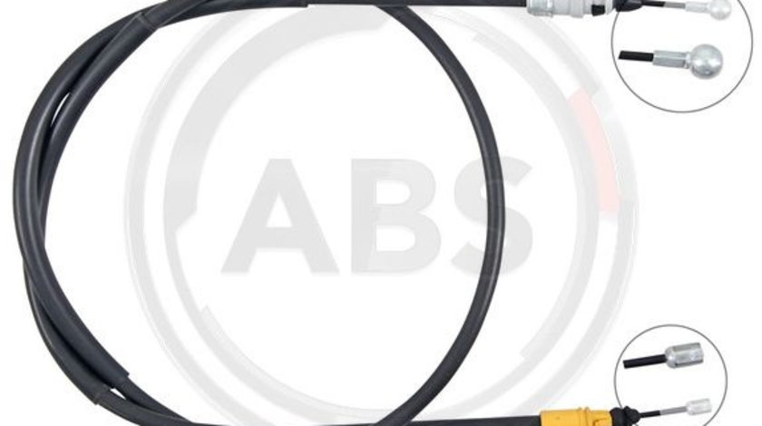 Cablu, frana de parcare stanga (K14045 ABS) FIAT,OPEL,RENAULT,VAUXHALL