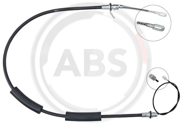 Cablu, frana de parcare stanga (K14049 ABS) CHRYSLER,DODGE
