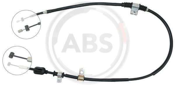 Cablu, frana de parcare stanga (K14077 ABS) HYUNDAI