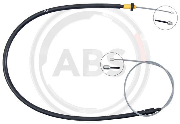 Cablu, frana de parcare stanga (K14080 ABS) Citroen