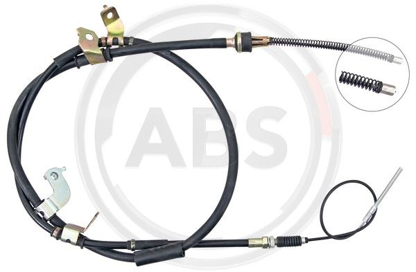 Cablu, frana de parcare stanga (K14110 ABS) MITSUBISHI