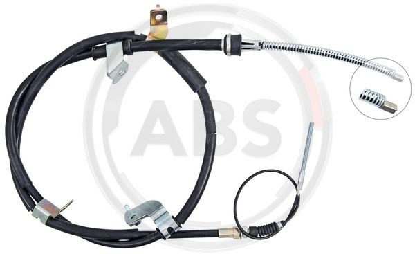 Cablu, frana de parcare stanga (K14112 ABS) MITSUBISHI