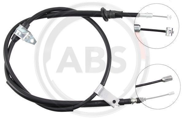 Cablu, frana de parcare stanga (K14187 ABS) HYUNDAI