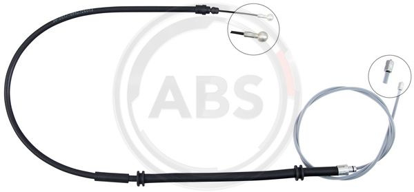 Cablu, frana de parcare stanga (K14199 ABS) MERCEDES-BENZ,RENAULT