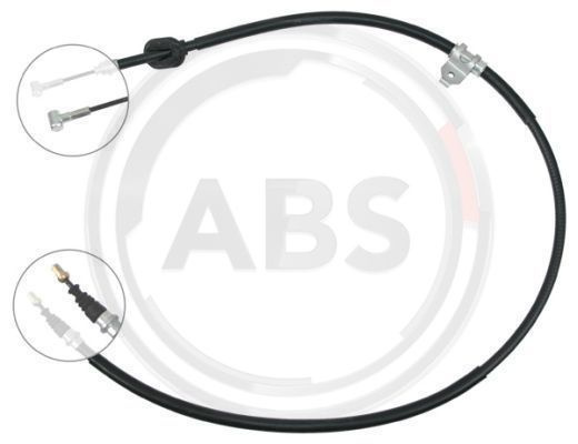Cablu, frana de parcare stanga (K14307 ABS) LANCIA