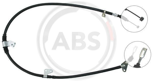 Cablu, frana de parcare stanga (K14547 ABS) MAZDA