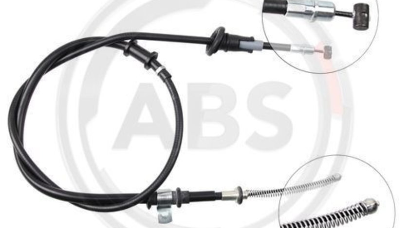 Cablu, frana de parcare stanga (K14737 ABS) MITSUBISHI