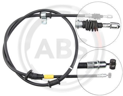 Cablu, frana de parcare stanga (K14747 ABS) MITSUBISHI