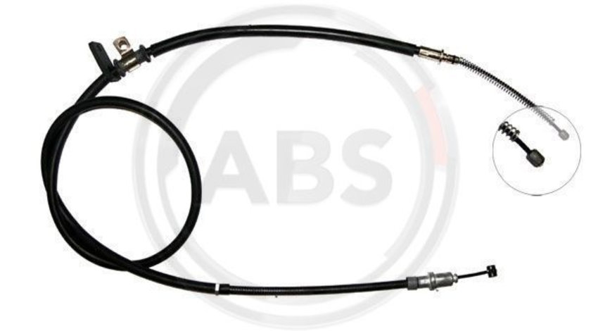 Cablu, frana de parcare stanga (K14857 ABS) MITSUBISHI