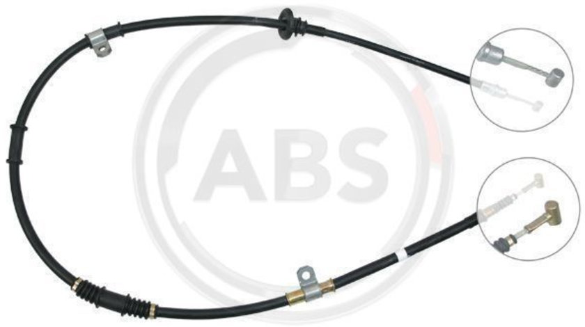 Cablu, frana de parcare stanga (K14887 ABS) MITSUBISHI