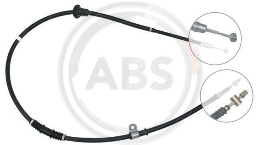 Cablu, frana de parcare stanga (K14937 ABS) MITSUBISHI