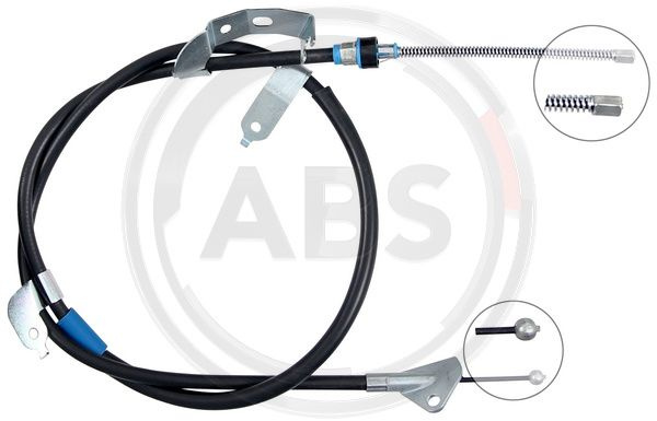 Cablu, frana de parcare stanga (K15010 ABS) Citroen,PEUGEOT,TOYOTA