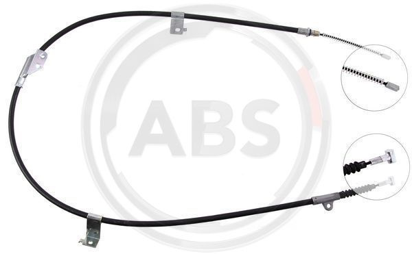 Cablu, frana de parcare stanga (K15217 ABS) NISSAN