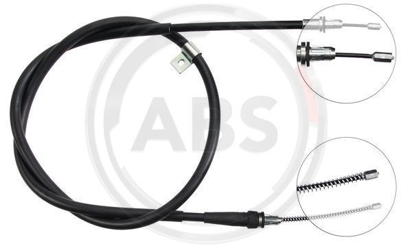 Cablu, frana de parcare stanga (K15317 ABS) NISSAN