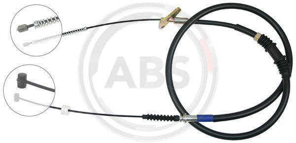 Cablu, frana de parcare stanga (K15387 ABS) OPEL,VAUXHALL