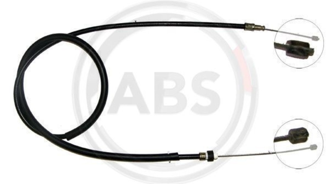 Cablu, frana de parcare stanga (K15497 ABS) Citroen,PEUGEOT