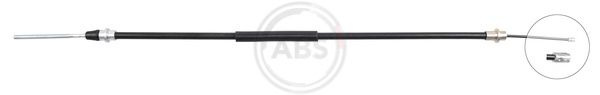 Cablu, frana de parcare stanga (K15577 ABS) PEUGEOT
