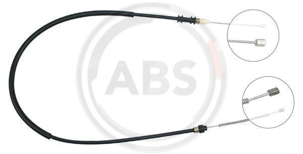 Cablu, frana de parcare stanga (K15617 ABS) NISSAN,RENAULT
