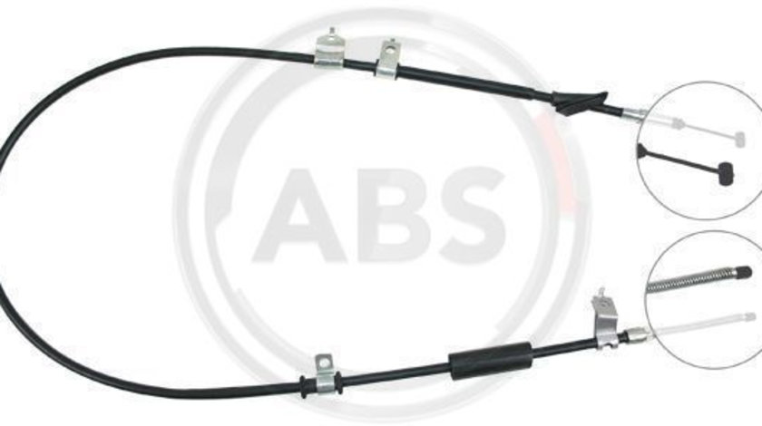 Cablu, frana de parcare stanga (K15687 ABS) MG,ROVER
