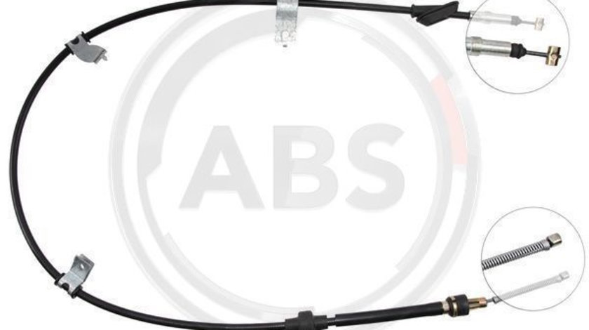 Cablu, frana de parcare stanga (K15707 ABS) MG,ROVER