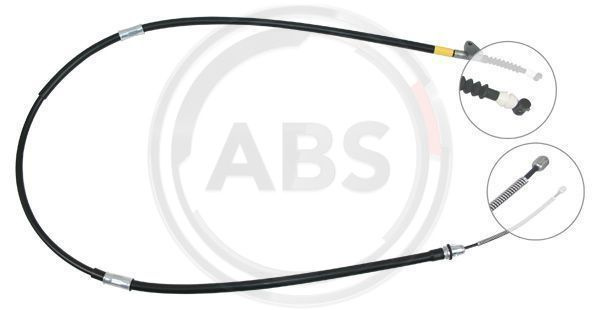 Cablu, frana de parcare stanga (K15957 ABS) TOYOTA