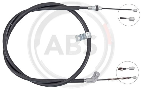 Cablu, frana de parcare stanga (K16043 ABS) NISSAN
