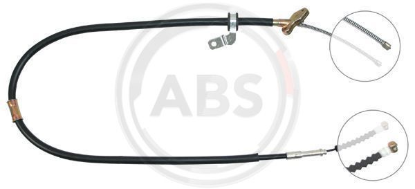 Cablu, frana de parcare stanga (K16337 ABS) IVECO,TOYOTA