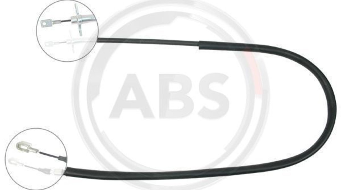 Cablu, frana de parcare stanga (K16407 ABS) MERCEDES-BENZ,VW